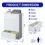 Thumbnail: Lateral File Cabinet 4 Drawer, White Filing Cabinet with Lock