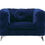 Thumbnail:  Atronia Chair, Blue Fabric 54902