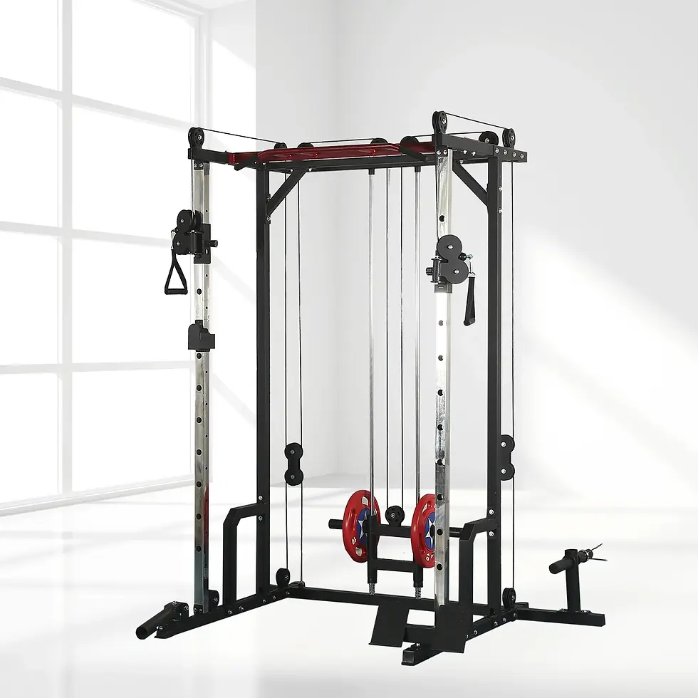 Thumbnail: Power cage with LAT Pull Down and Weight Storage Rack