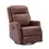 Thumbnail: Hesperides Genuine Leather Manual Swivel Recliner