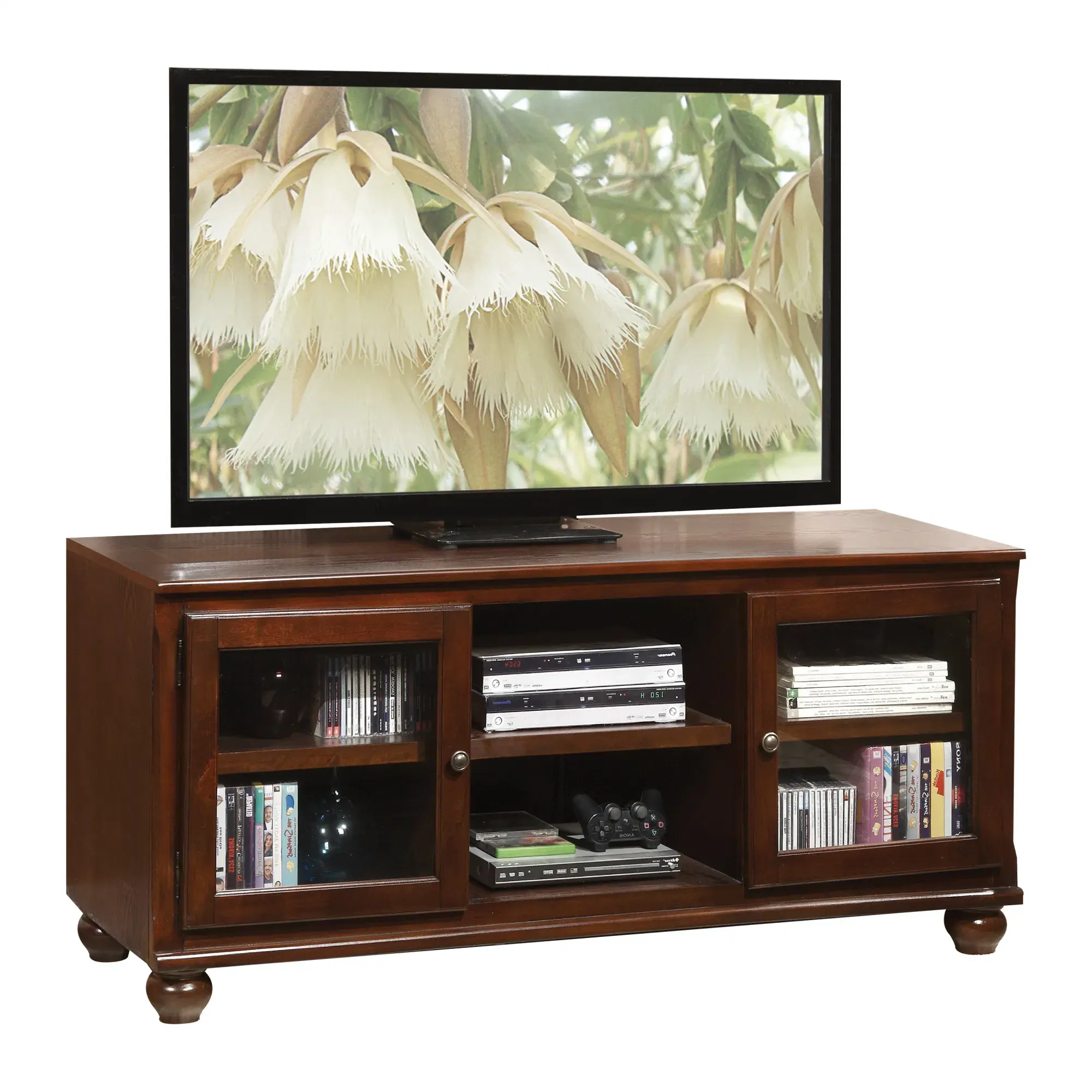 ACME Dita TV Stand in Walnut