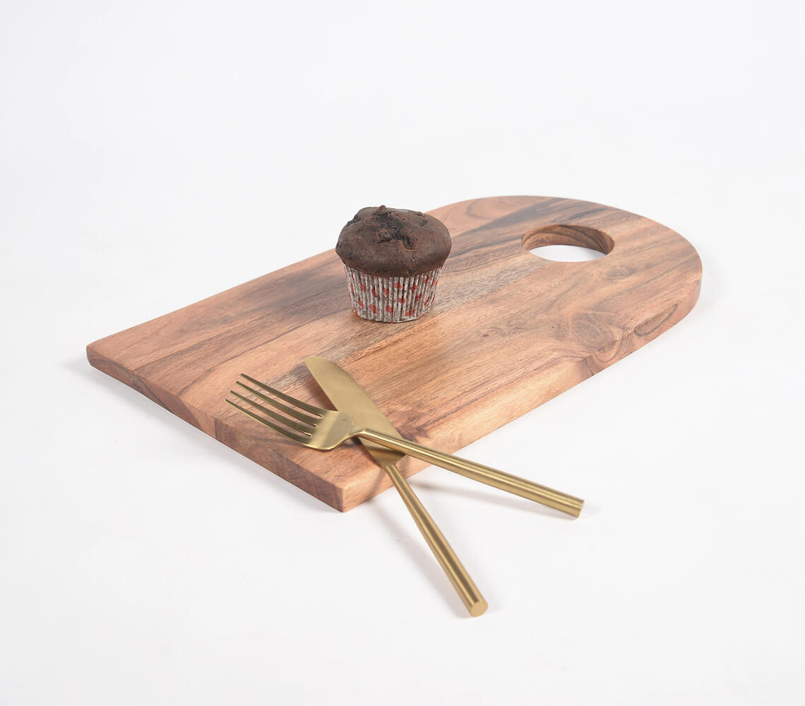 Hand Cut Acacia Wood chopping board