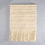Thumbnail: Handwoven Wool & Cotton Neutral Fringed Wall Hanging