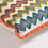 Thumbnail: Block Printed Chevron Lumbar Cushion Cover