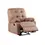 Thumbnail: Contemporary Peat Color Plush Microfiber Motion Recliner Chair