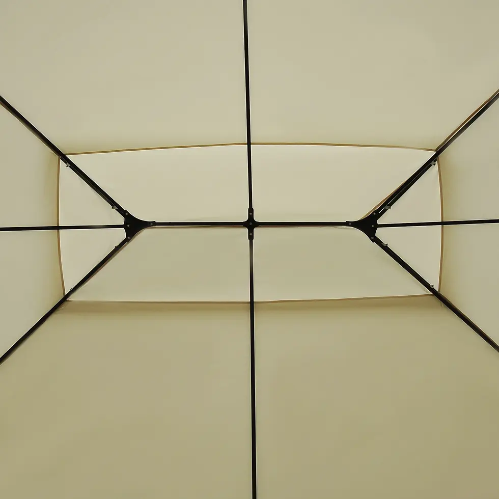 Thumbnail: 10' x 13' Patio Gazebo, Outdoor Gazebo Canopy Shelter with Curtains