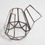 Thumbnail: Handmade Iron & Glass Octagon-Conical Candle Holder