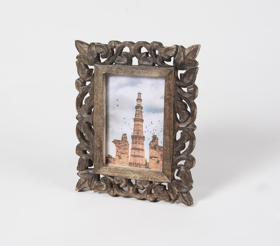 Hand Carved Mango Wood Photo frame