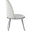 Thumbnail: ACME Weizor Side Chair (Set-2), White PU & Chrome