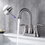 Thumbnail: 2 Handle Bathroom Sink Faucet, 4" Lavatory Vanity Faucet, Centerset Faucet