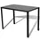 Thumbnail: Five Piece Dining Table and Chair Set Black and White