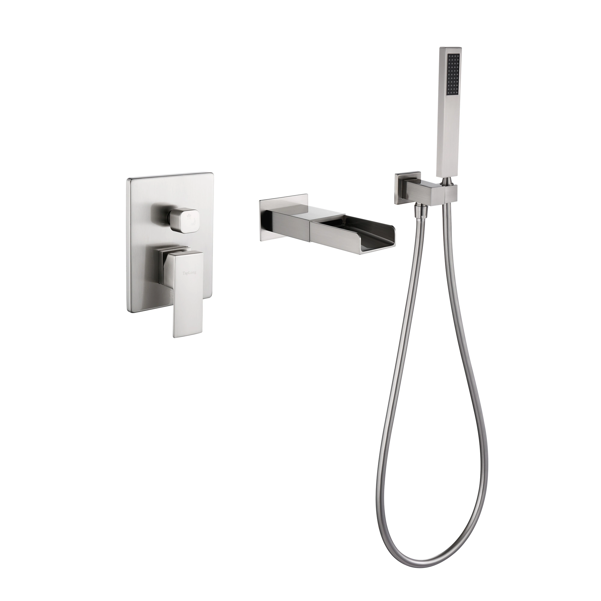 TrustMade Pressure-Balance Waterfall Single Handle Wall Mount Tub Faucet
