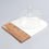 Thumbnail: White Marble & Wood Colorblock Cake Platter With Glass Dome