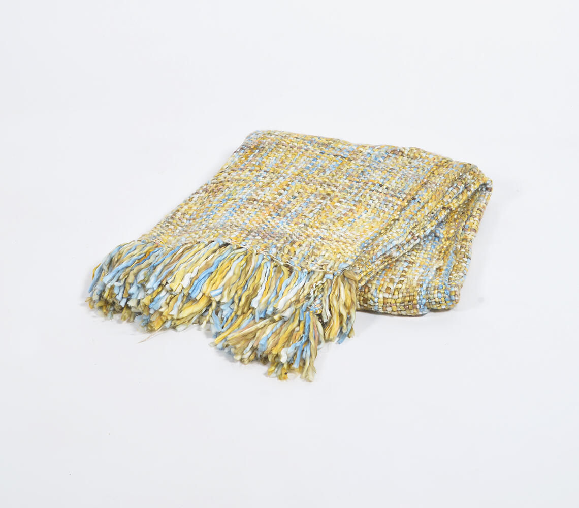 Knitted Tuscan Summer Throw