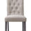 Thumbnail: ACME Yabeina Side Chair (Set-2), Beige Linen Gray Finish