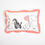 Thumbnail: Embroidered Animal Love Cotton Cushion Cover with Ruffled Edges