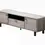 Thumbnail: Lilola Homes Apollo 65" Gray Oak Finish TV Stand with Storage