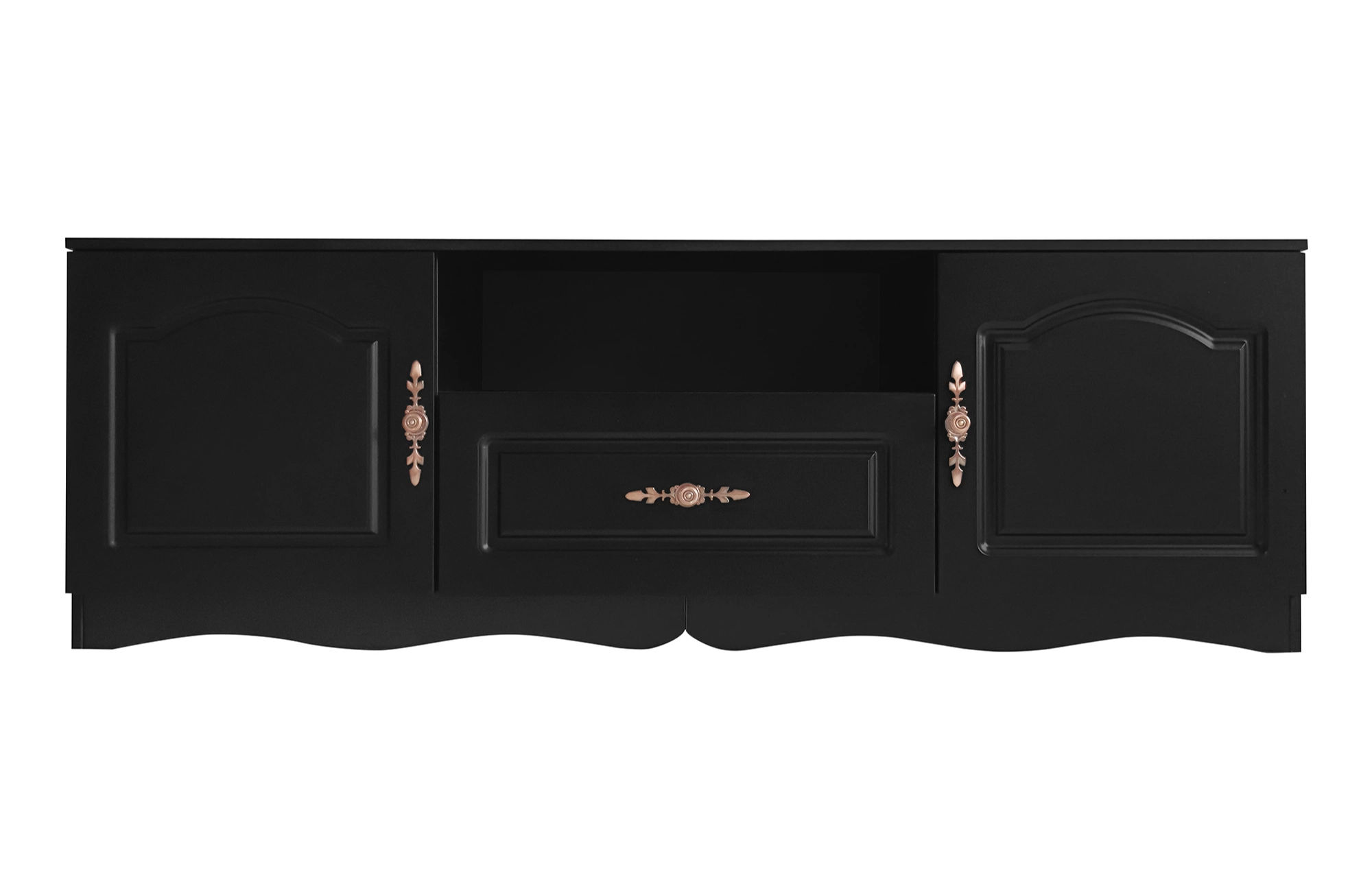 U-Can Modern TV Stand for 60+ Inch TV, with 1 Shelf, 1 Drawer and 2 Cabinets