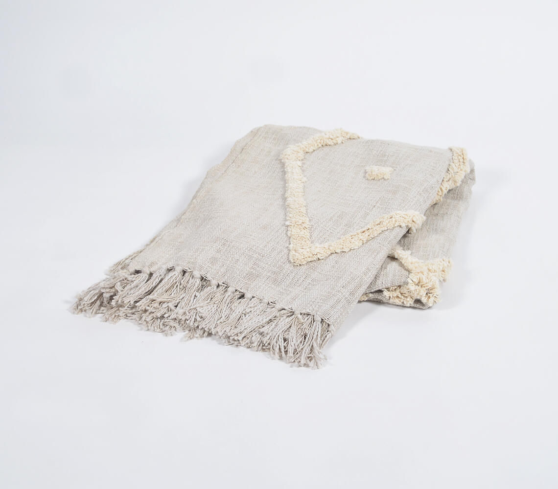 Shaggy Diamond Throw