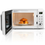 Thumbnail: 700W Retro Countertop Microwave Oven with Micro Power and Auto Cooking Function