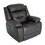 Thumbnail: Kalispell Grey Top Grain Leather Recliner Manual