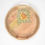 Thumbnail: Hand Painted Raw Wood Round Tray