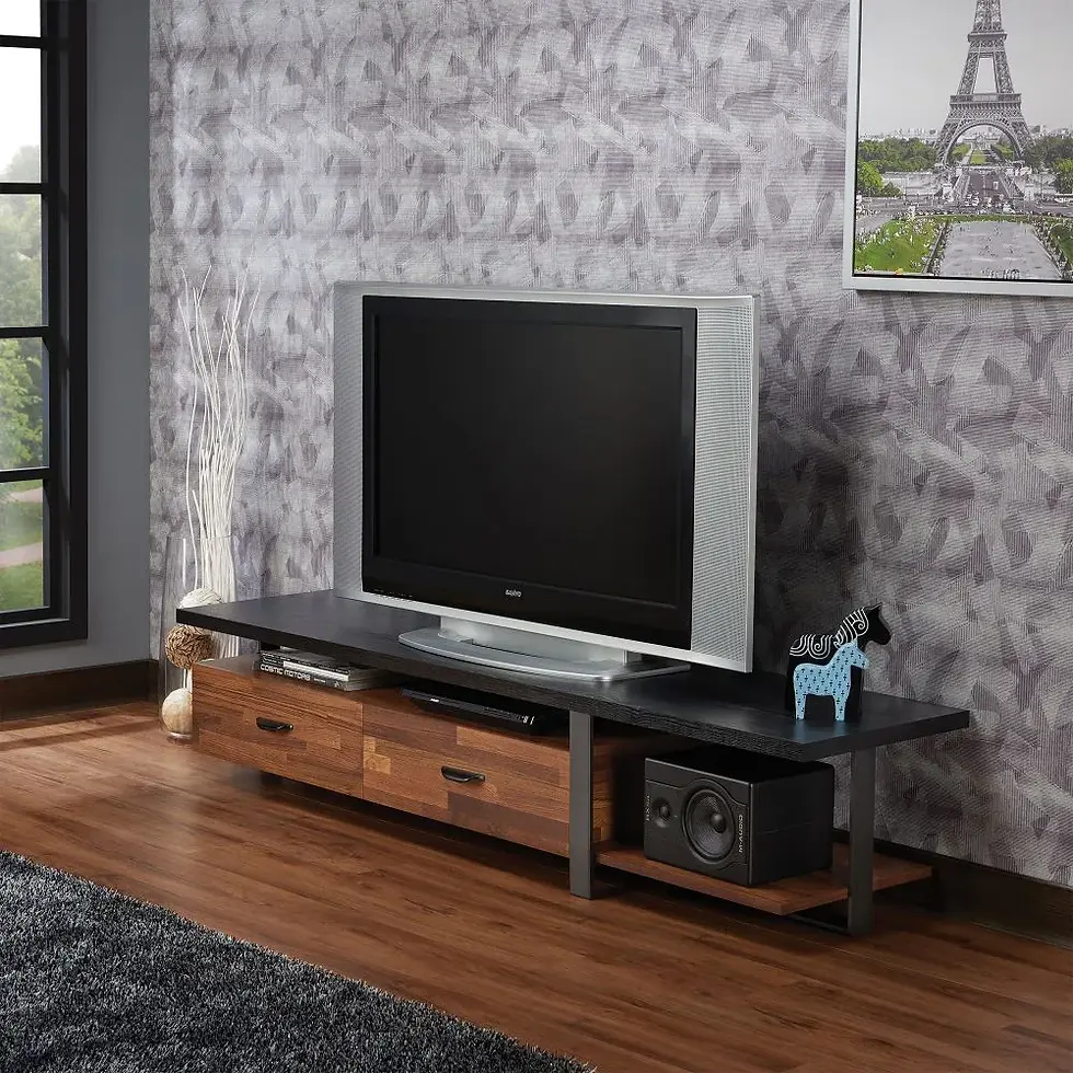 Thumbnail: ACME Elling TV Stand in Walnut & Black