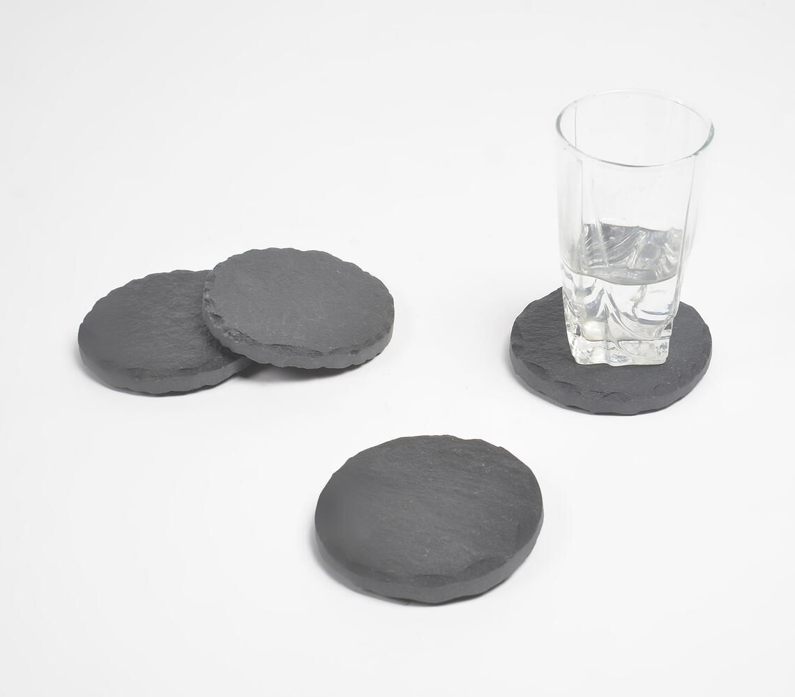 Hand Cut Slate Coasters (set of 4)