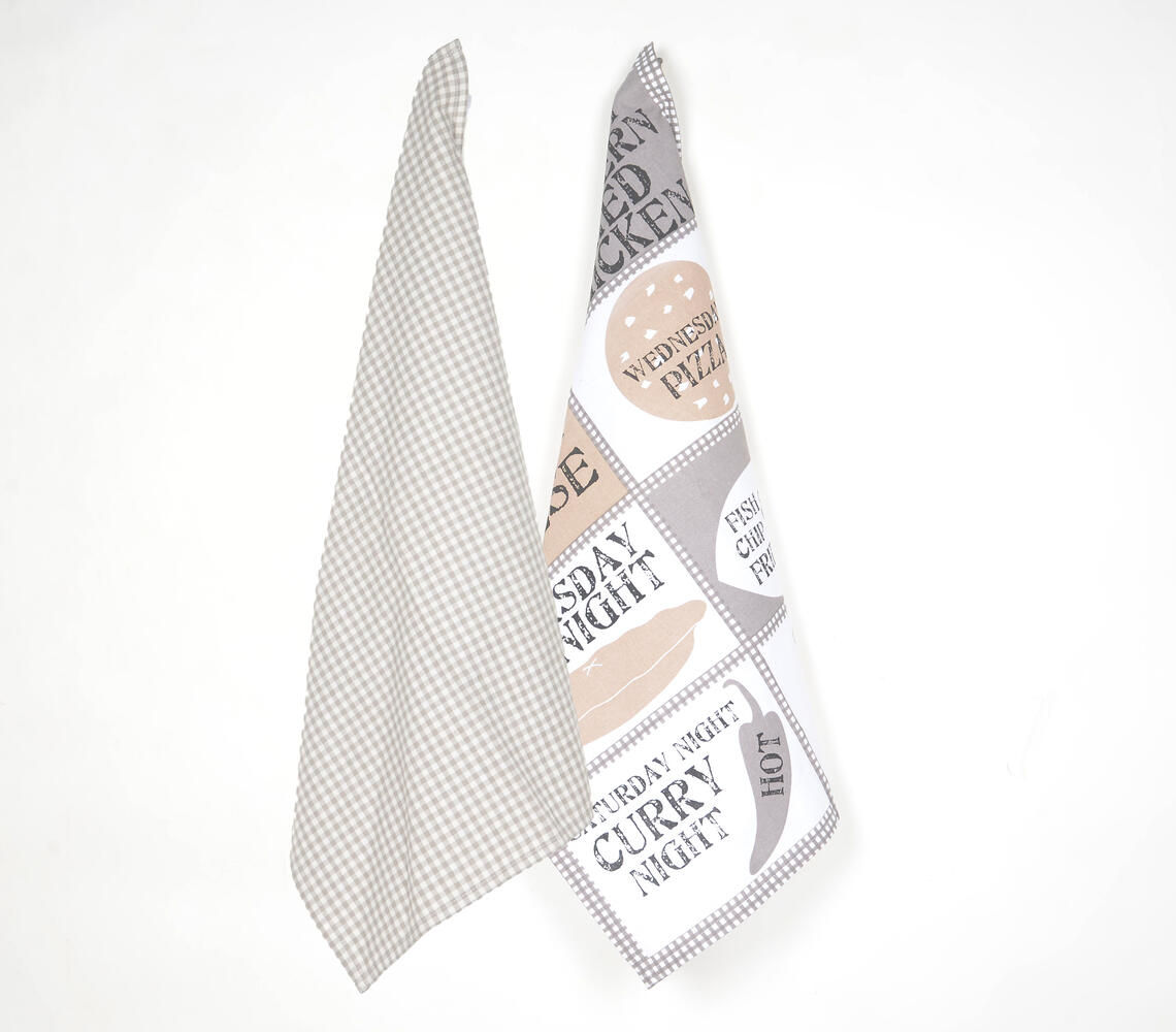 Fish & Chips Friday Kitchen Towels (Set of 2)