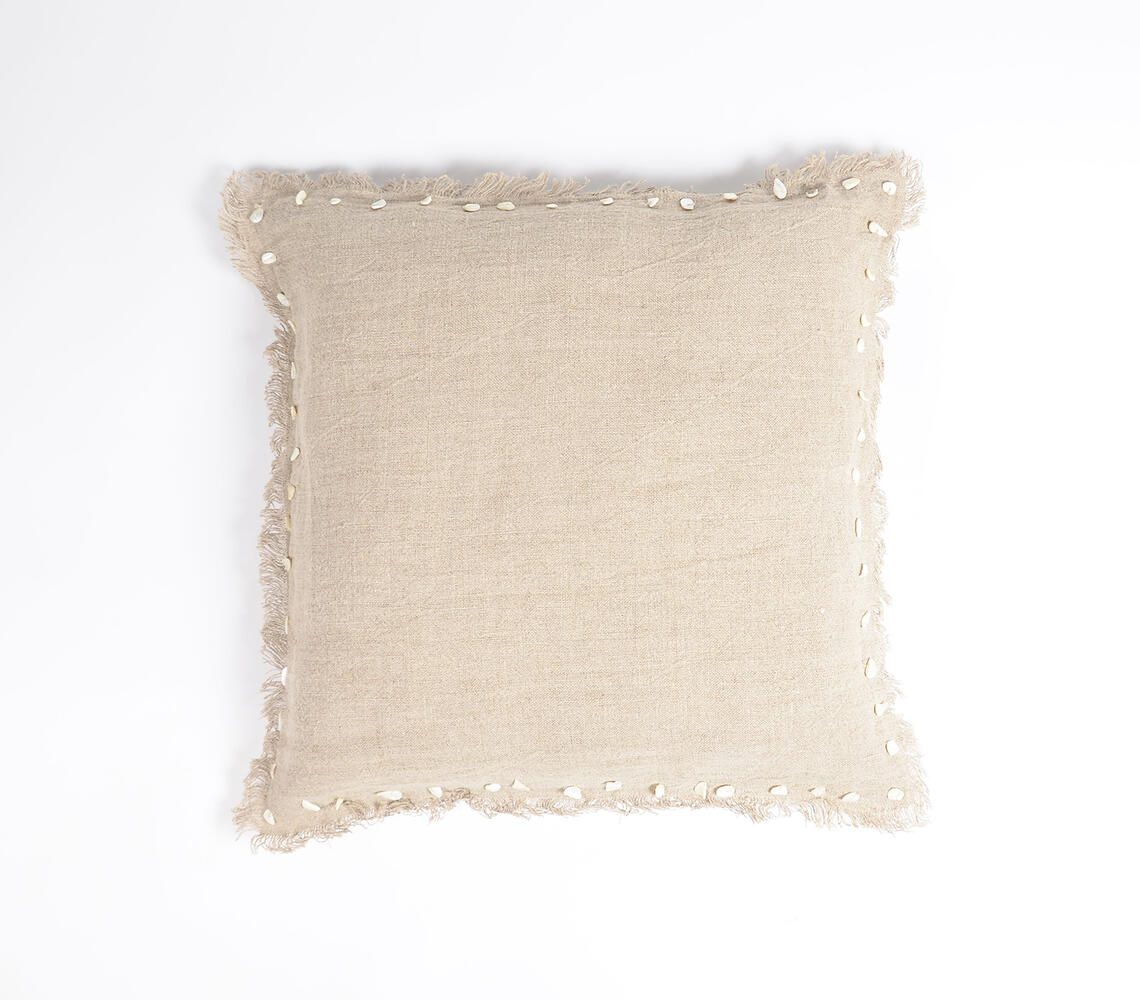 Statement Linen & Chambrey Cushion Cover
