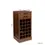 Thumbnail: Brown Walnut Color Modular 24 Wine Bar Cabinet Buffet Cabinet