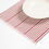 Thumbnail: Line Striped Handloom Cotton Placemats (set of 4)