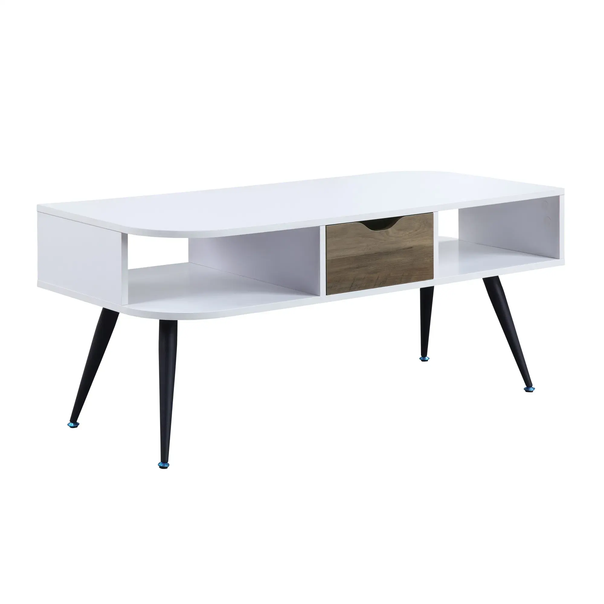 ACME Halima Coffee Table, White Black Finish