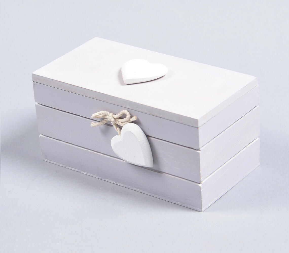 All Hearts Wooden Storage Box