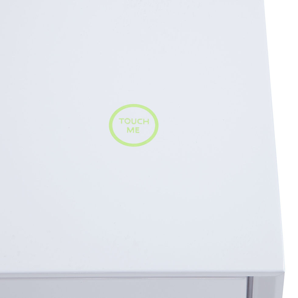 Thumbnail: ACME Raceloma TV stand, LED, White Chrome Finish