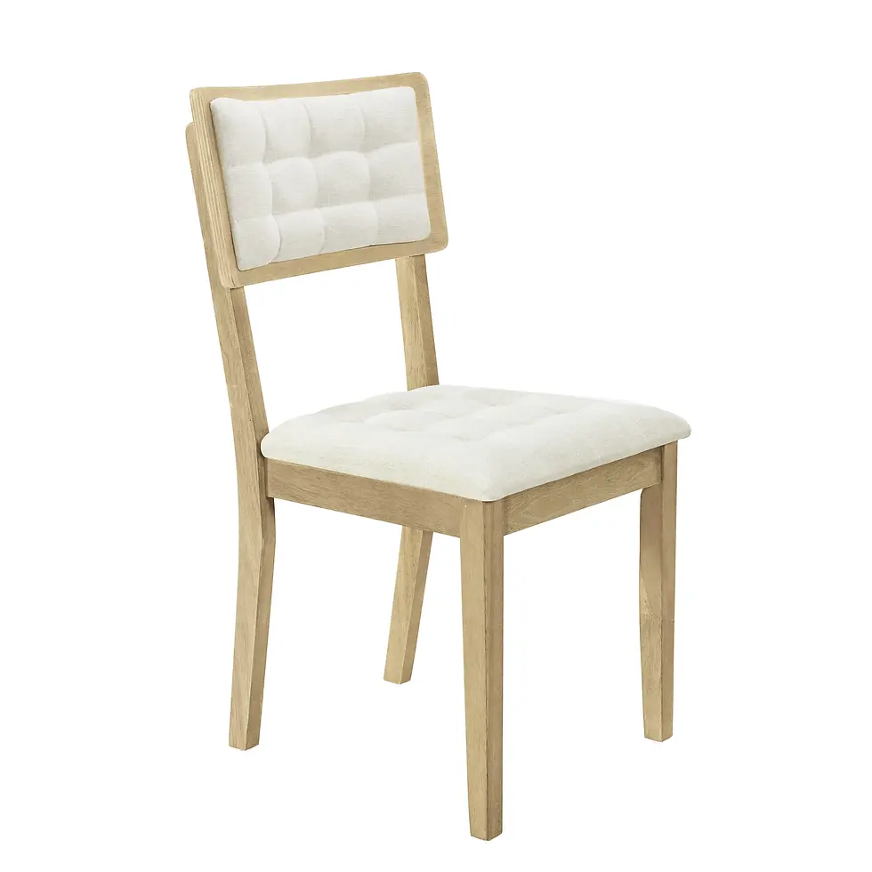 Thumbnail: TOPMAX Rustic 42inch Round Dining Table Set with Cross Legs