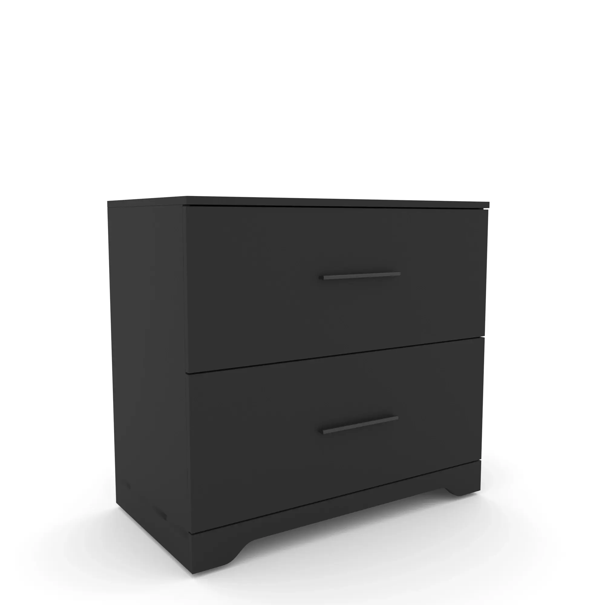 2 -Drawer Lateral Filing Cabinet,Storage Filing Cabinet for Home Office, Black
