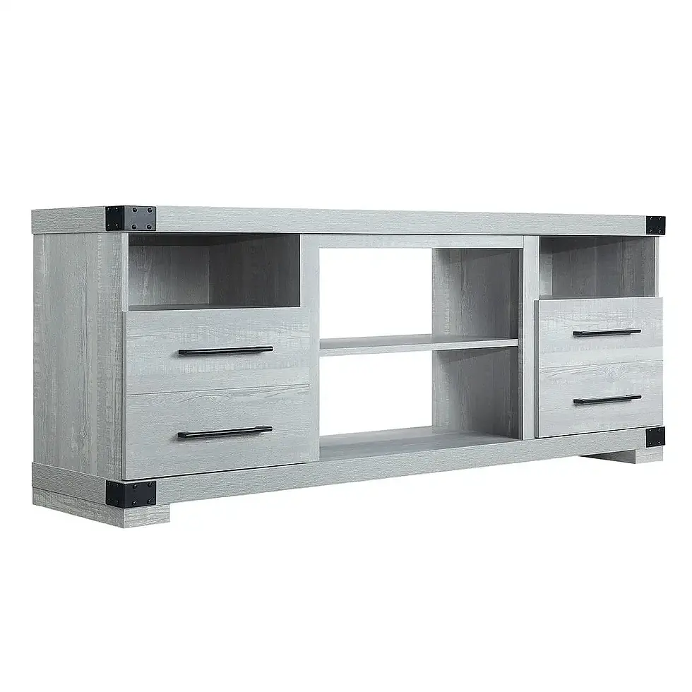Thumbnail: Manhattan Comfort Richmond 60" TV Stand with 2 Drawers, Gray