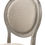 Thumbnail: ACME Faustine Side Chair, Tan Fabric Salvaged Light Oak Finish