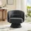 Thumbnail: 360 Degree Swivel Sherpa Accent Chair Modern Style Barrel Chair