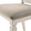Thumbnail: ACME Fedele Side Chair, Tan Fabric Cream Finish