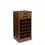 Thumbnail: Brown Walnut Color Modular 24 Wine Bar Cabinet Buffet Cabinet