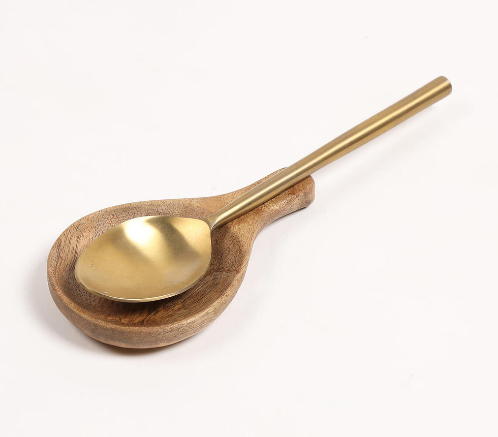 Thumbnail: Acacia Wood Classic Spoon Rest