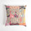 Thumbnail: Good Vibes' Patchwork Kantha Embroidered Cushion Cover