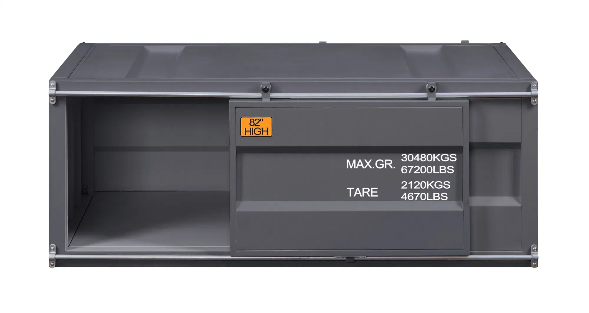 ACME Cargo Coffee Table, Gunmetal