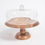 Thumbnail: Acacia Wood Cake Stand With Glass Cloche