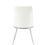 Thumbnail: ACME Weizor Side Chair (Set-2), White PU & Chrome