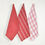 Thumbnail: Assorted Super Absorbent & Soft Red Kitchen Towels (Set Of 3)