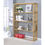 Thumbnail: ACME Blanrio Bookshelf in Gold & Clear Glass