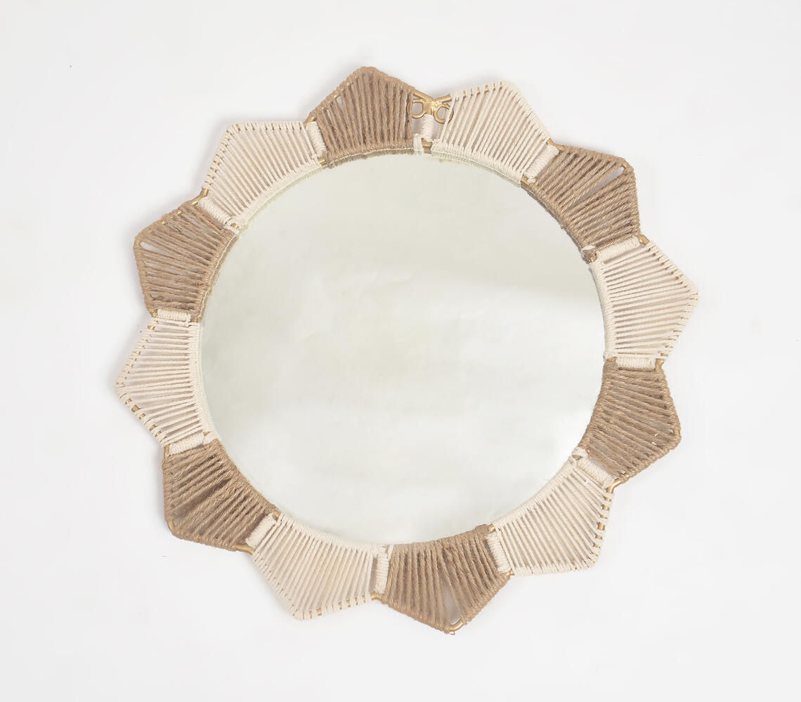 Boho Monochromatic Eco-Friendly Wall Mirror